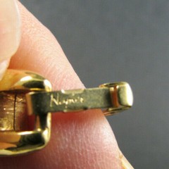 VINTAGE NAPIER 18″ GOLD TONE CHAIN ROPE NECKLACE (D15)
