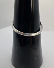 Vintage Uncas Sterling Silver Filigree Ring Art Deco Blue Stone Size 5.25 Marked