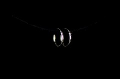 Sterling Silver Hoops Pierced Earrings