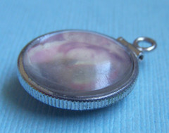 Vintage photo holder sterling charm