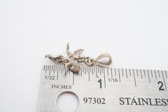 Vintage Sterling Silver 925 Angel Pendant