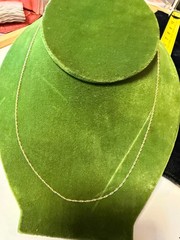 Vintage SOLID 14KT Gold Stamped 18″ Necklace Chain 0.8 Gram