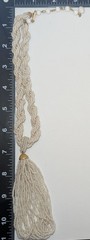 Vintage Multi-strand Beaded Necklace 16-18″ with golden accent