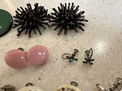 Clip-On And Screwback Earrings Bundle 18 Pairs Various Styles And Colors