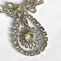 Vintage Art Deco LIND GAL Sterling Silver Signed LG 16″ Necklace