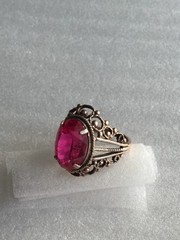 Rings silver 875 gold Plated Russian Soviet Silver vintage USSR old