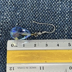 11 pair lot dangle pierced earrings glass acrylic metal stone pretty sparkle