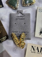 Vintage 80s 90s Earrings Lot 10 Pairs Pierced New Napier Claiborne 14K GF Pakula