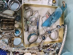 Beautiful Lot Of Estate Jewelry, Turquise, Teal & Green Many Signed