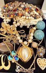 Vintage Estate Costume Jewelry Lot! SARAH COV, NAPIER and more!
