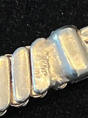 Vintage Clear Round Rhinestone Choker Necklace. 13 Inches. Expandable.