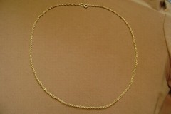 14KT. SOLID YELLOW GOLD ITALY STAR 57 AR 18 ” CHAIN NECKLACE- 3 GRAM