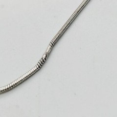 Brown CAT EYE Necklace Silver tone Sliding Pendant Snake Chain Vintage 21 in