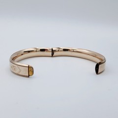 Antique ~ J.M.F. & Co. Monogramed Gold Filled Hinged Bangle Bracelet