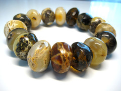 Genuine Huge Massive Amber Baltic Amber Bracelet 57 grams 8-8.5 in !!!