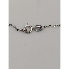 Sparkling Heartbeat: Solid 18k White Gold Diamond Pendant Necklace