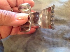 TAXCO MEXICO STERLING SILVER SIGNED TL-74 CUFF BRACELET 2.25″ OPENING 65 GRAMS