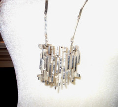 VTG REY URBAN Aage FAUSING DENMARK MODERN NECKLACE 925 STERLING SILVER 99g
