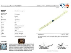 Art Deco 2.90Ct Basaltic Sapphire and 5.40Ct Diamond Platinum Bracelet