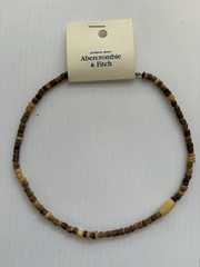 VTG 90’s Abercrombie & Fitch Surfer/Skater Beaded Choker Stamped Label 16″ NOS