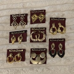 Premier Designs Vintage Earrings Push Back and Clip On