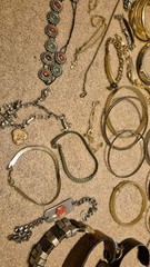 Vintage Bracelet Lot Mixed Materials And Styles