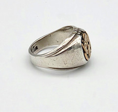 The Greatest Generation Vintage Ring Sterling Silver The Great Seal USA WW2 WW1
