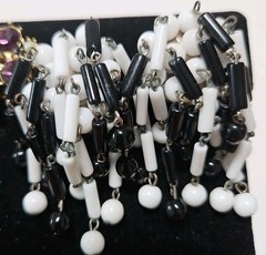 Stunning Lot Clip-On & Screwback Rhinestone Earrings High Quality 50s-60s