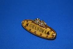 Authentic Original Maximal Art Grandma Brooch Pin in Original Box Maker Marked
