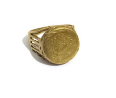 Vintage Ancient Bronze Antique Ring Rare Style Roman Old bronze Ring Extremely