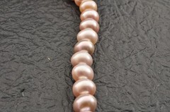 Off-round shape freshwater pearls necklace (440mm(17.3in) 212.5ct) “GEM REPORT”.