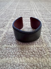 vintage prua leather cuff