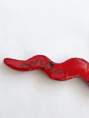 Vintage Mark Soppeland Dragon brooch, 3.75 inches