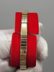 SWISS [N. MINT] 16mm OMEGA Gold Plated 17 JEWELS WORKING WIND UP WATCH Vintage