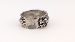Vintage Dragon Ring Sterling Silver Chinese Asian Style Wrap Around Size 11.25