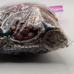 Bag Old Unsearched Jewelry Lot Vintage Estate Find Junk Drawer Aprox 4lbs