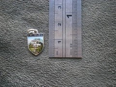 Salzburg Austria Vintage JD 935 Silver Enamel Travel Bracelet Charm Pendant 1.0g