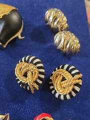Vintage Jewelry Mixed Jewelry Lot Brooch, Earrings & Ring