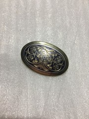 Brooch silver 875 Russian Soviet vintage USSR Severnaya Chern’ Gold Plated 9grm
