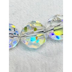 Signed Swarovski AB Crystal Bracelet with Pavé Swan Logo, 1990s–2000s