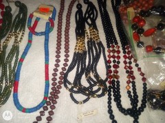 Lot 17 Vintage Necklaces Many still with Tags Ames Jamesway Lucite Wood Jewelry