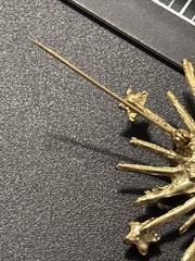 Large Starburst Angel Cherub Brooch
