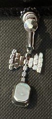 Vintage 1950s Rhinestone Bow Drop Dangle Clip Screw Back Earrings Runway Glamour