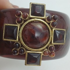 Lot Of 4 VTG Chunky Acrylic/Lucite Bracelets