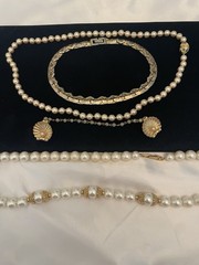 Junk Jewelry FOR CRAFTS WEAR PICS 1 & 2 Necklaces Watches Brooch Some SIGNED #3