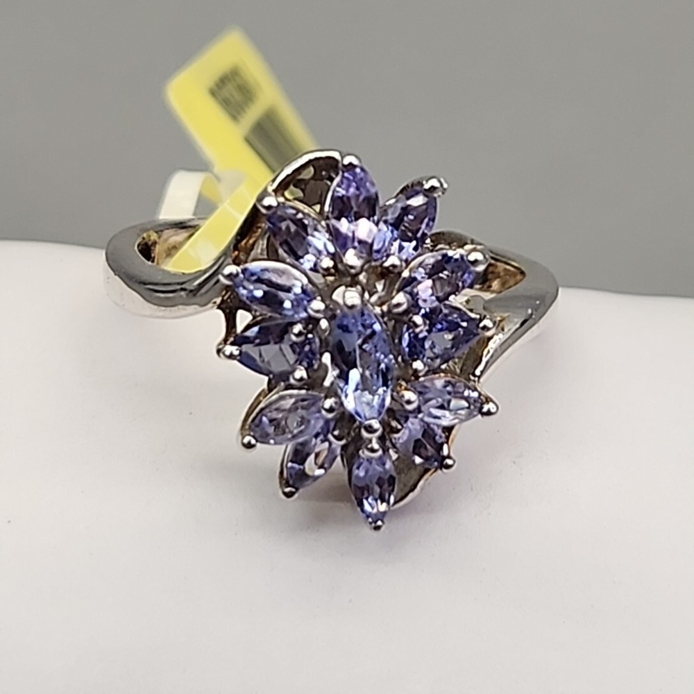 Iolite Ring Violet Lavender Sterling Silver 925 STS JTV Sz 7