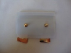 VINTAGE 1970s SAMUEL HUANG DESIGNER CLOISONNE RETRO ABSTRACT PINK STUD EARRINGS