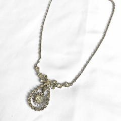 Vintage Art Deco LIND GAL Sterling Silver Signed LG 16″ Necklace