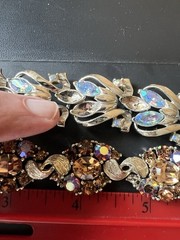 Lisner And Coro Vintage Rhinestone Bracelets For Restoration