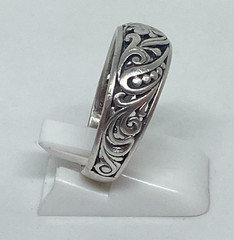 Vintage rings made of 925 silver, Size 9.25 . Weight 3.51 g.Jewelry from Ukraine